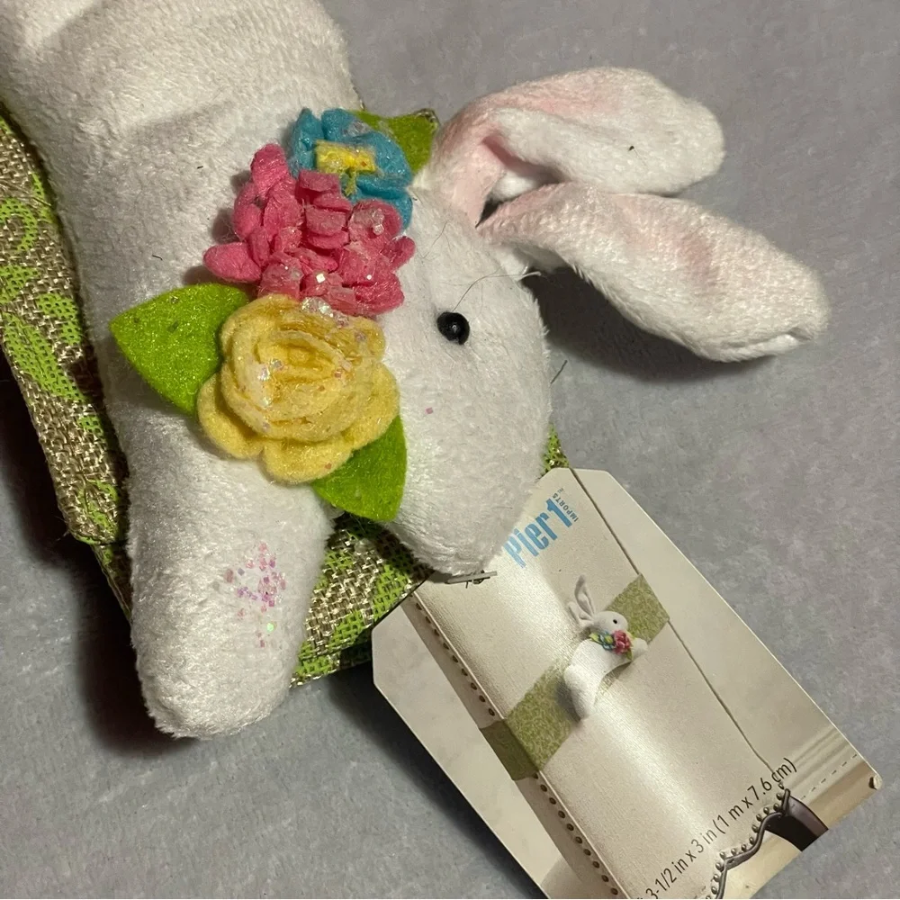 Pier 1 bunny chair decoration